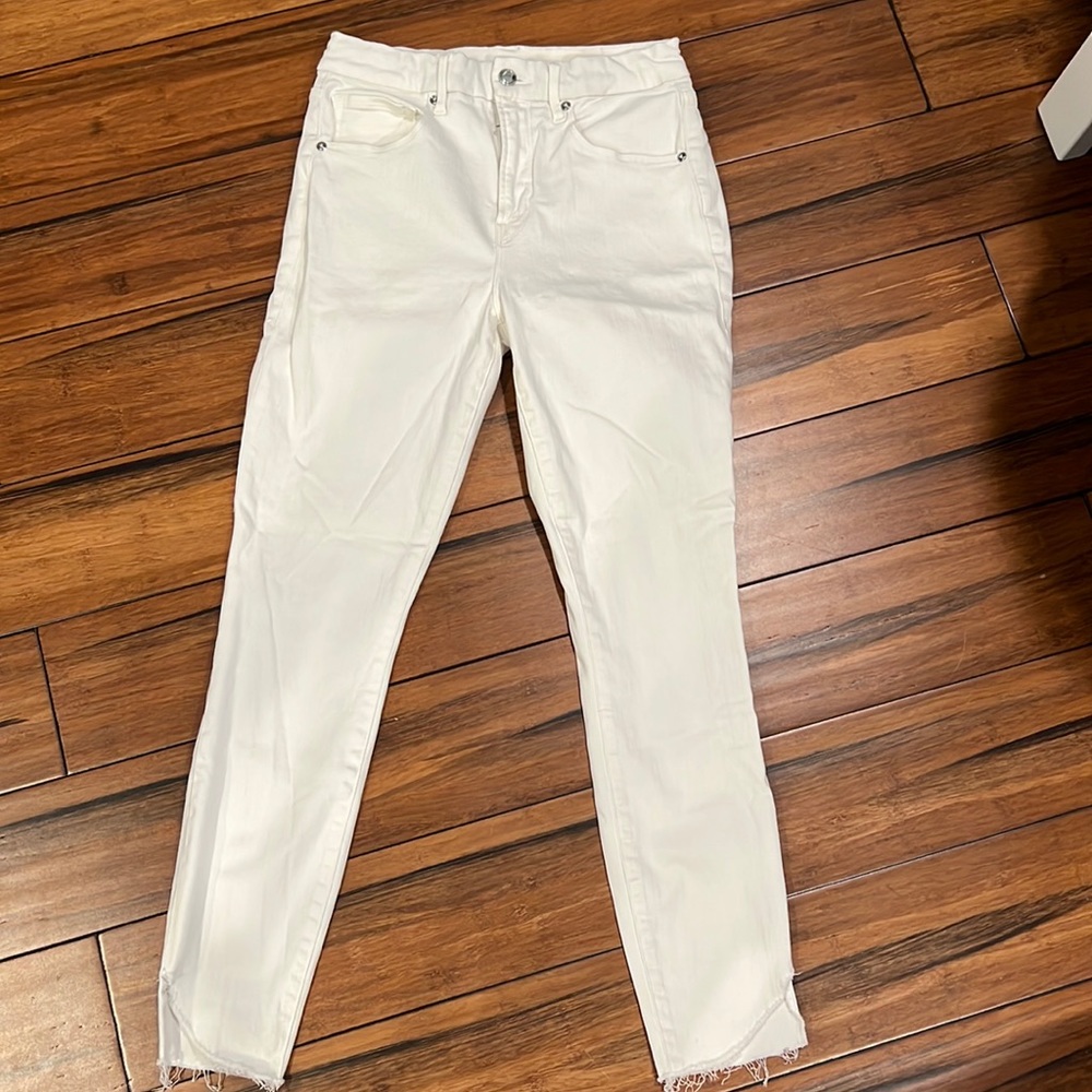 Good American, good leg crop jeans